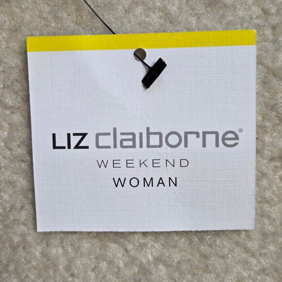 NWT Liz Claiborne Weekend Woman 3X Long Sleeve Open Cardigan Gray - Picture 14 of 16